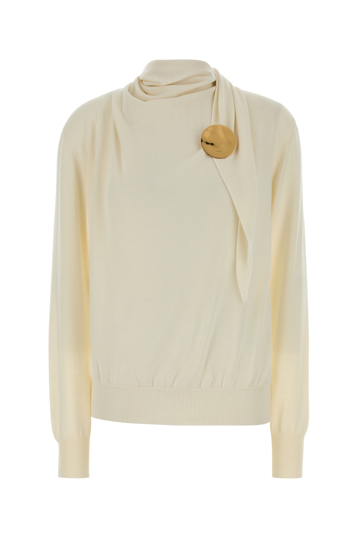Jil Sander Maglione in lana crema