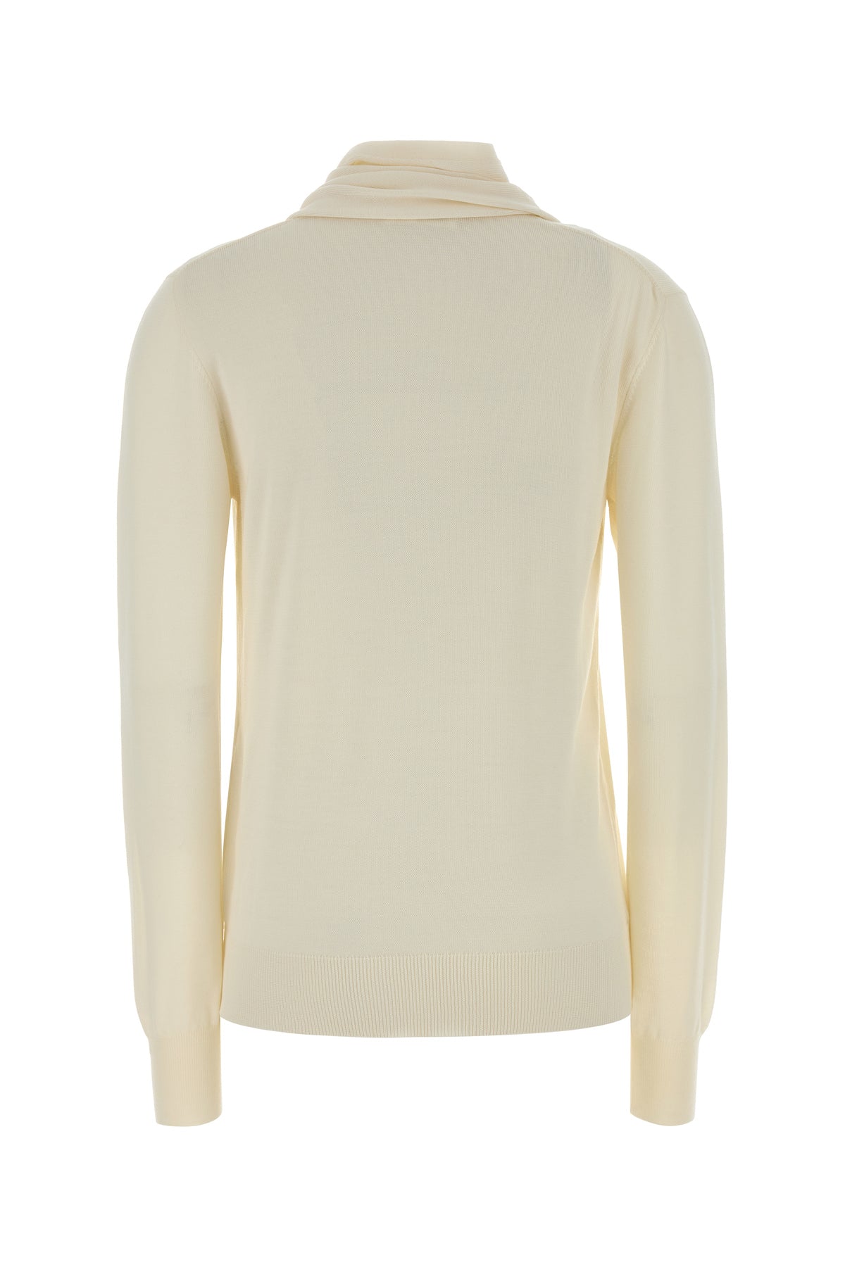 Jil Sander Maglione in lana crema, view 2