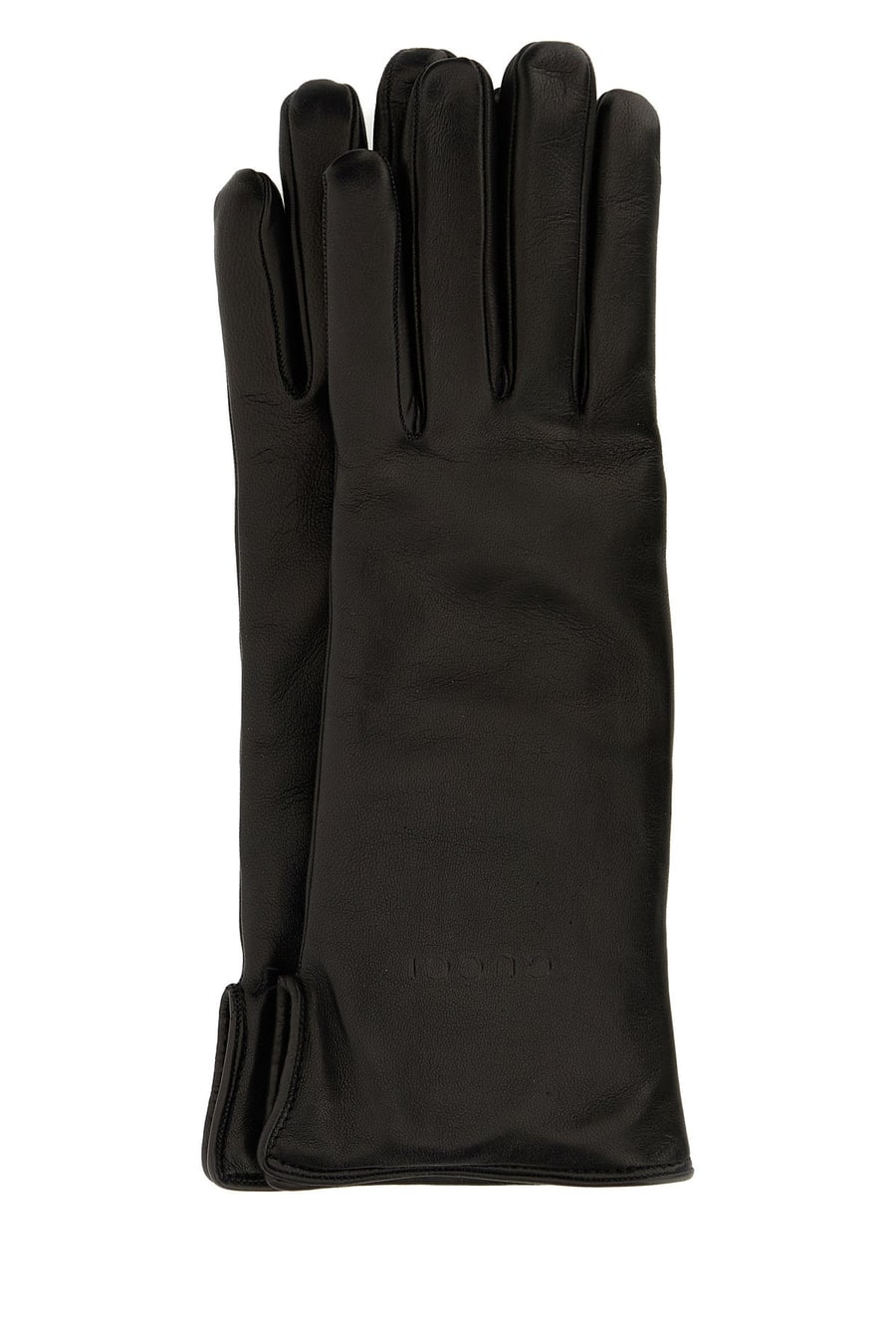 Gucci Guanti in pelle nera