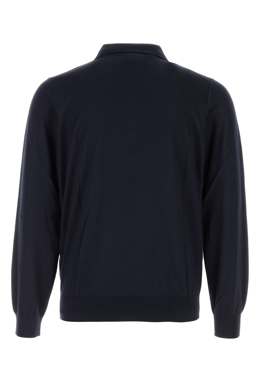 BRIONI Polo in misto cashmere blu notte, view 2