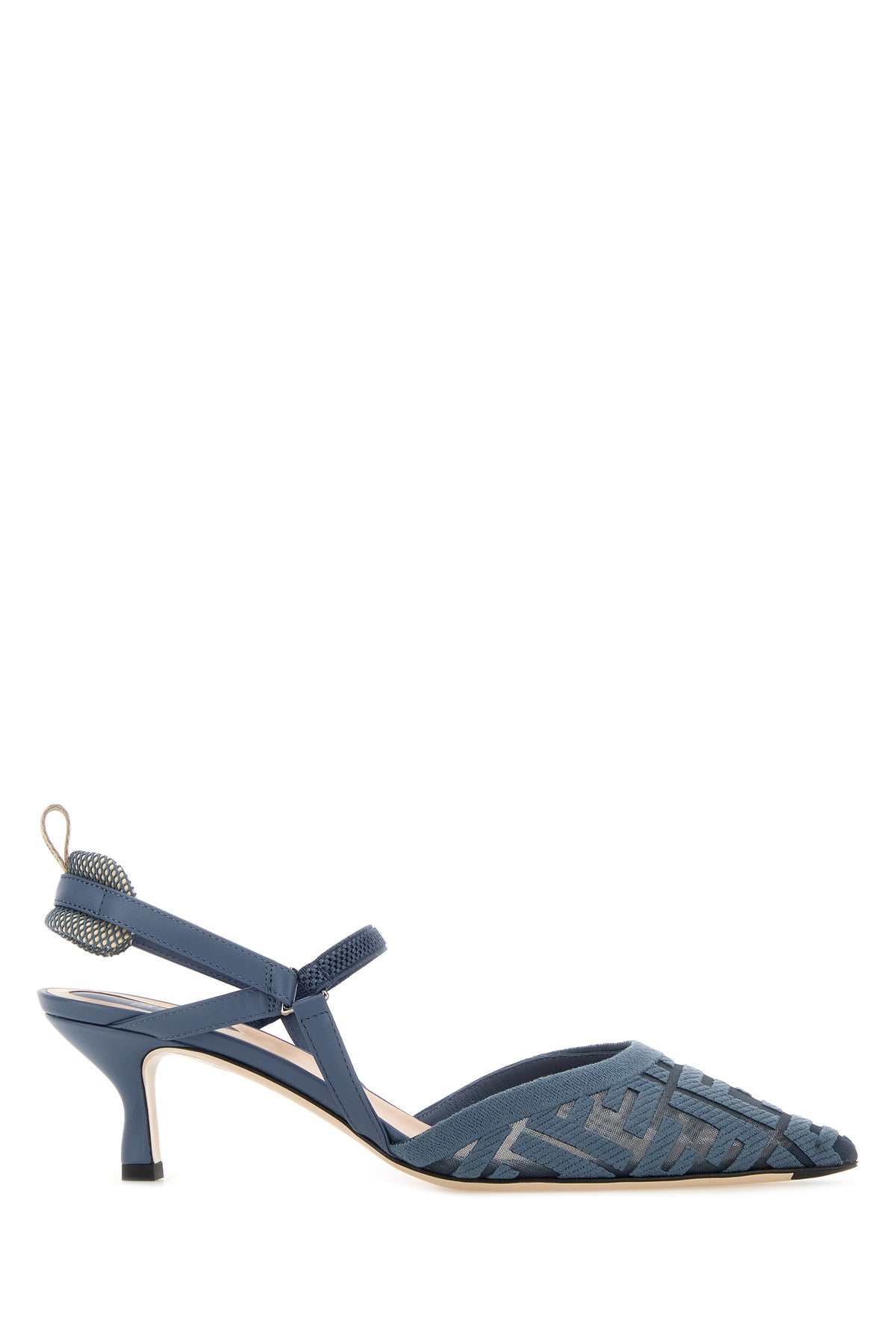 Fendi Scarpe con tacco Colibrì Lite in rete ceruleo