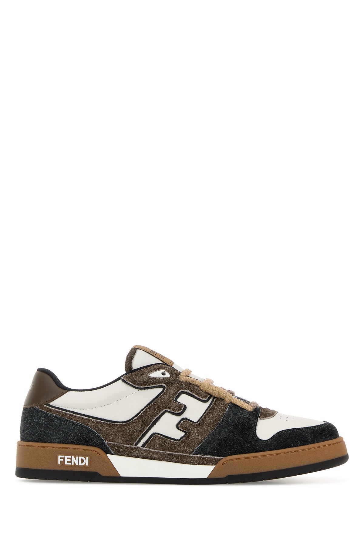 Fendi Sneaker Fendi Match multicolor in pelle e pelle scamosciata