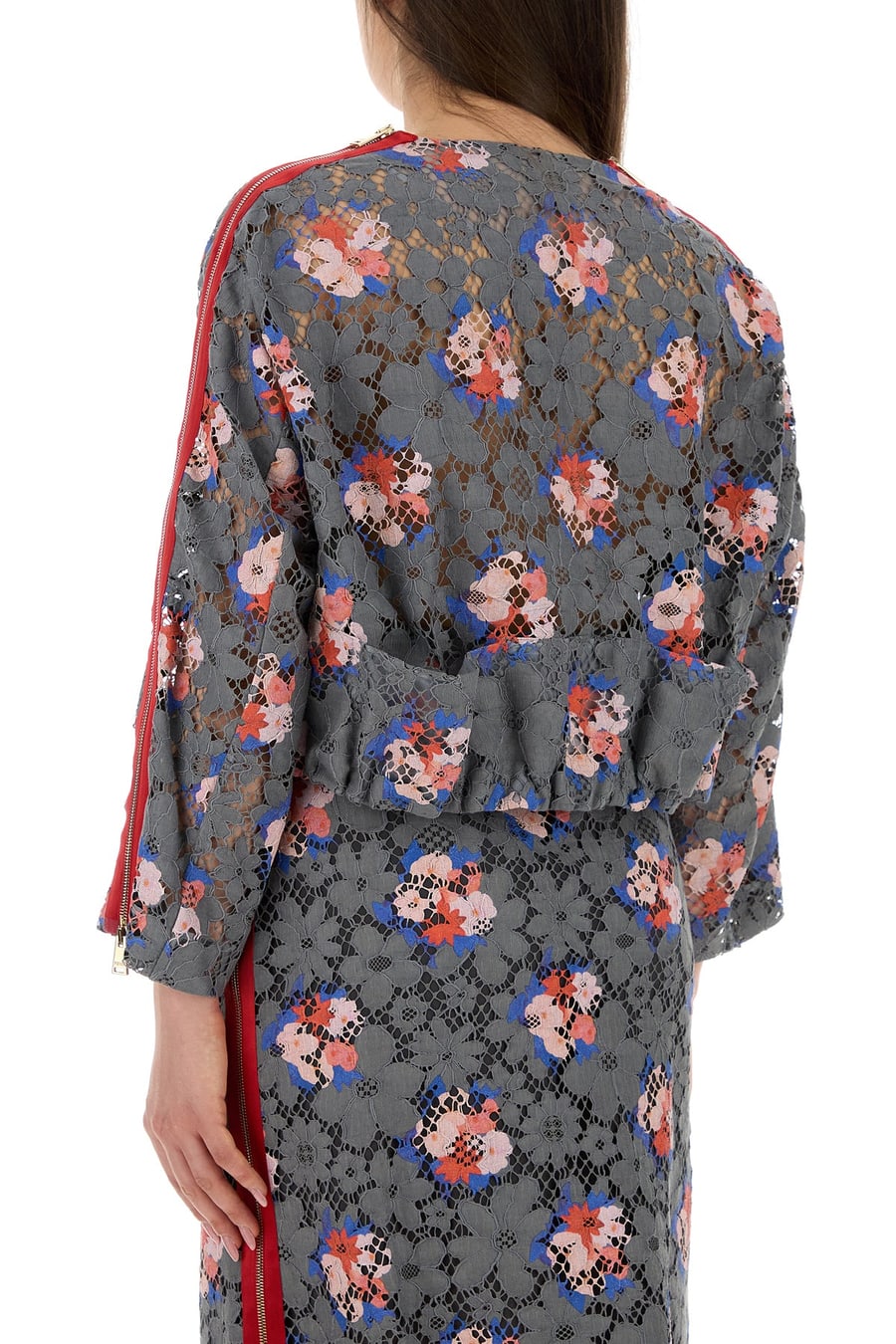 Fendi Giacca in pizzo stampato, view 4