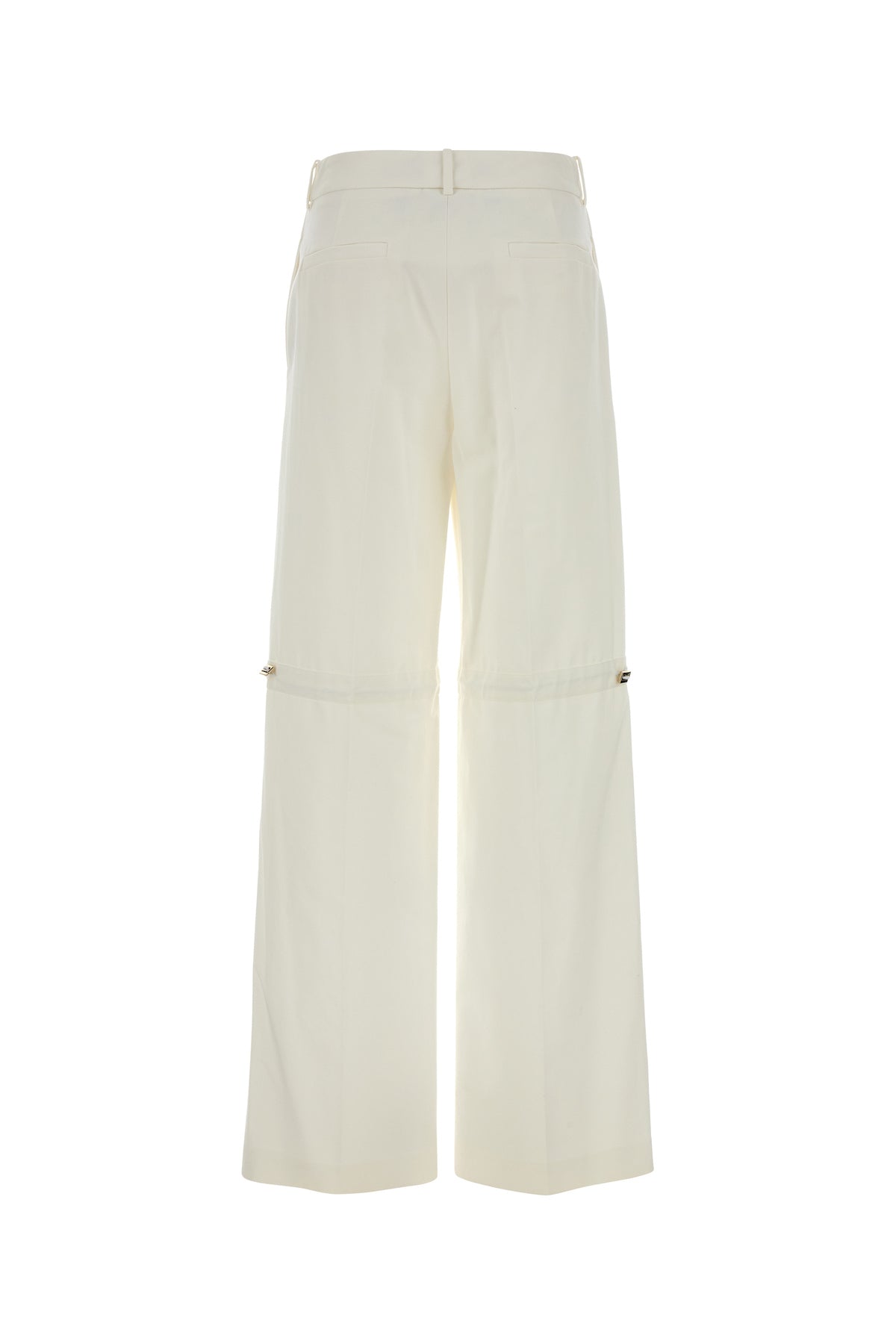 Fendi Pantalone in cotone bianco, view 2
