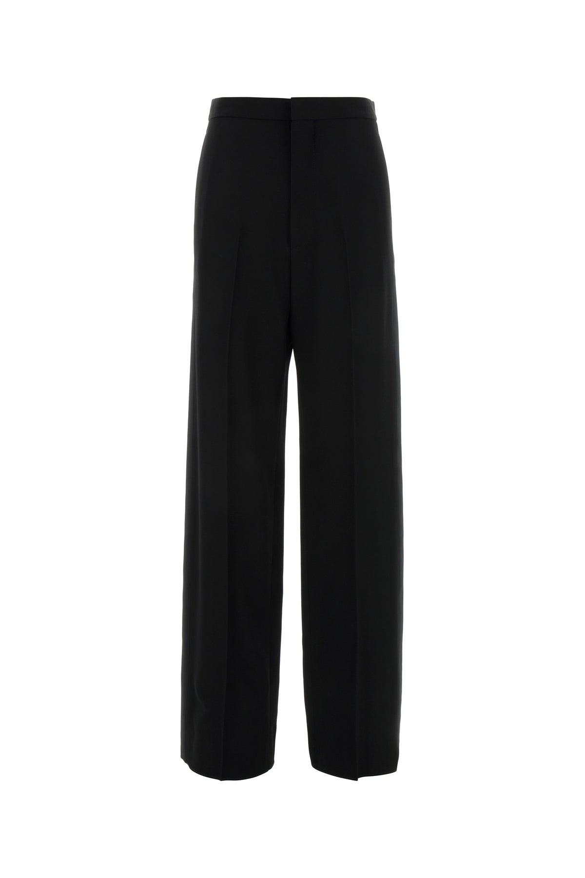 Balenciaga Pantalone palazzo in lana nera