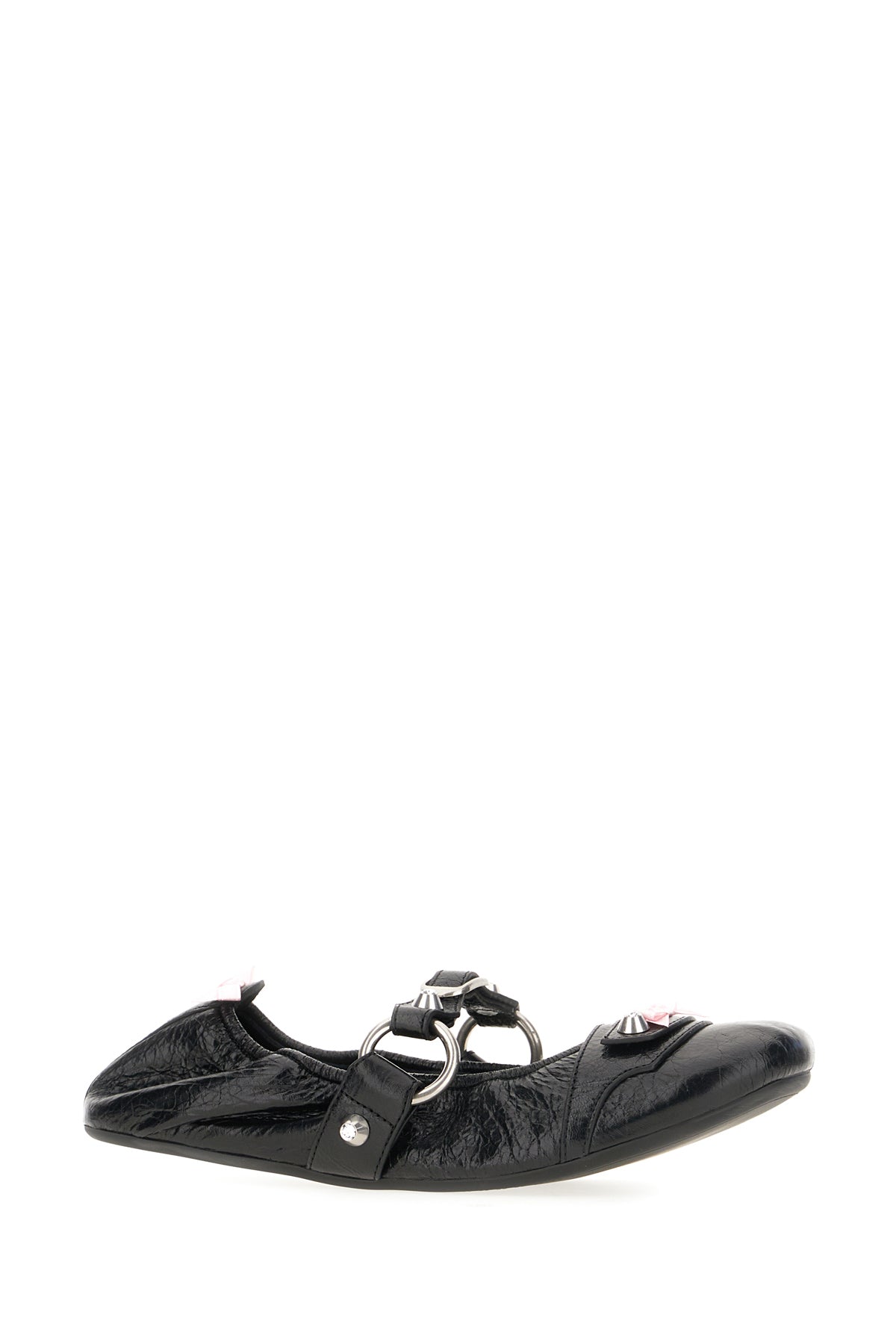 Balenciaga Ballerine City in pelle nera, view 2