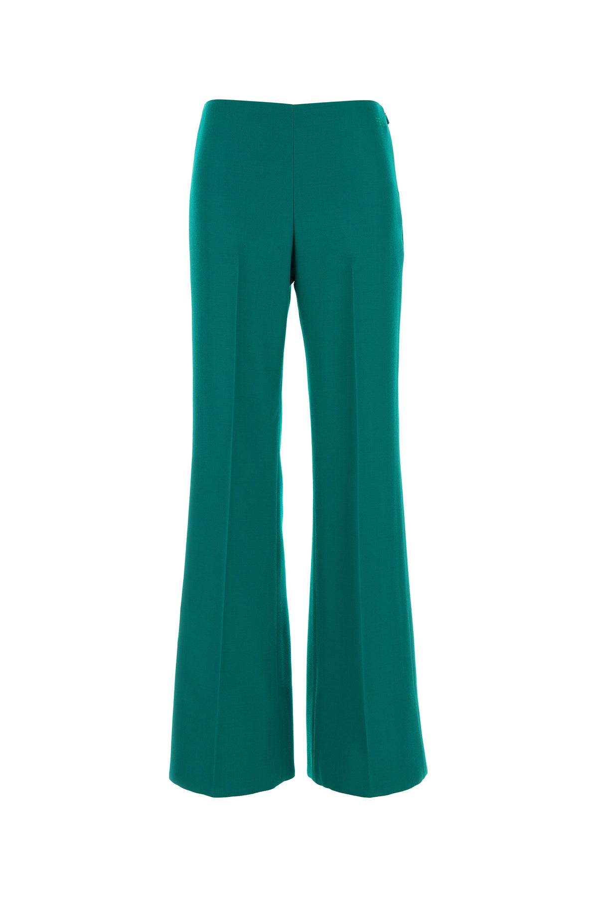 Fendi Pantalone in grain de poudre turchese