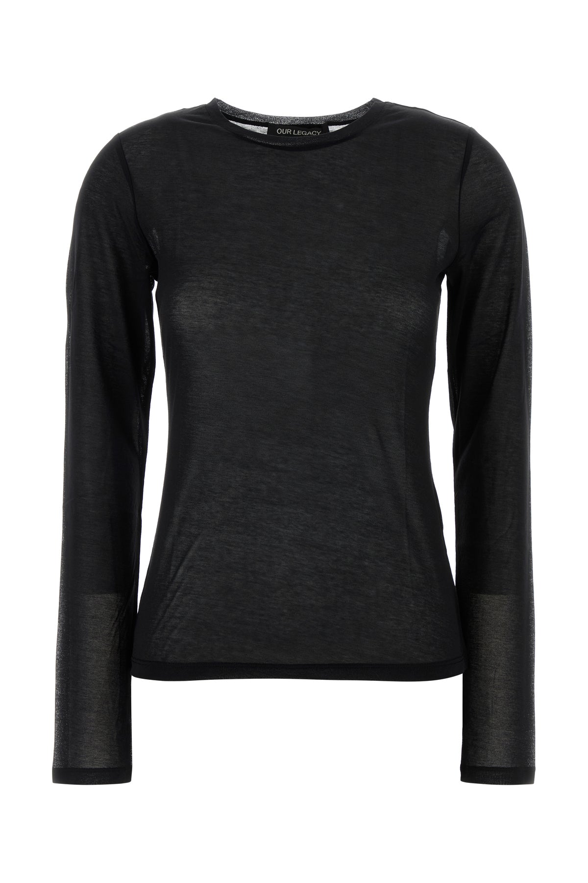 Our Legacy T-shirt in misto cotone nero