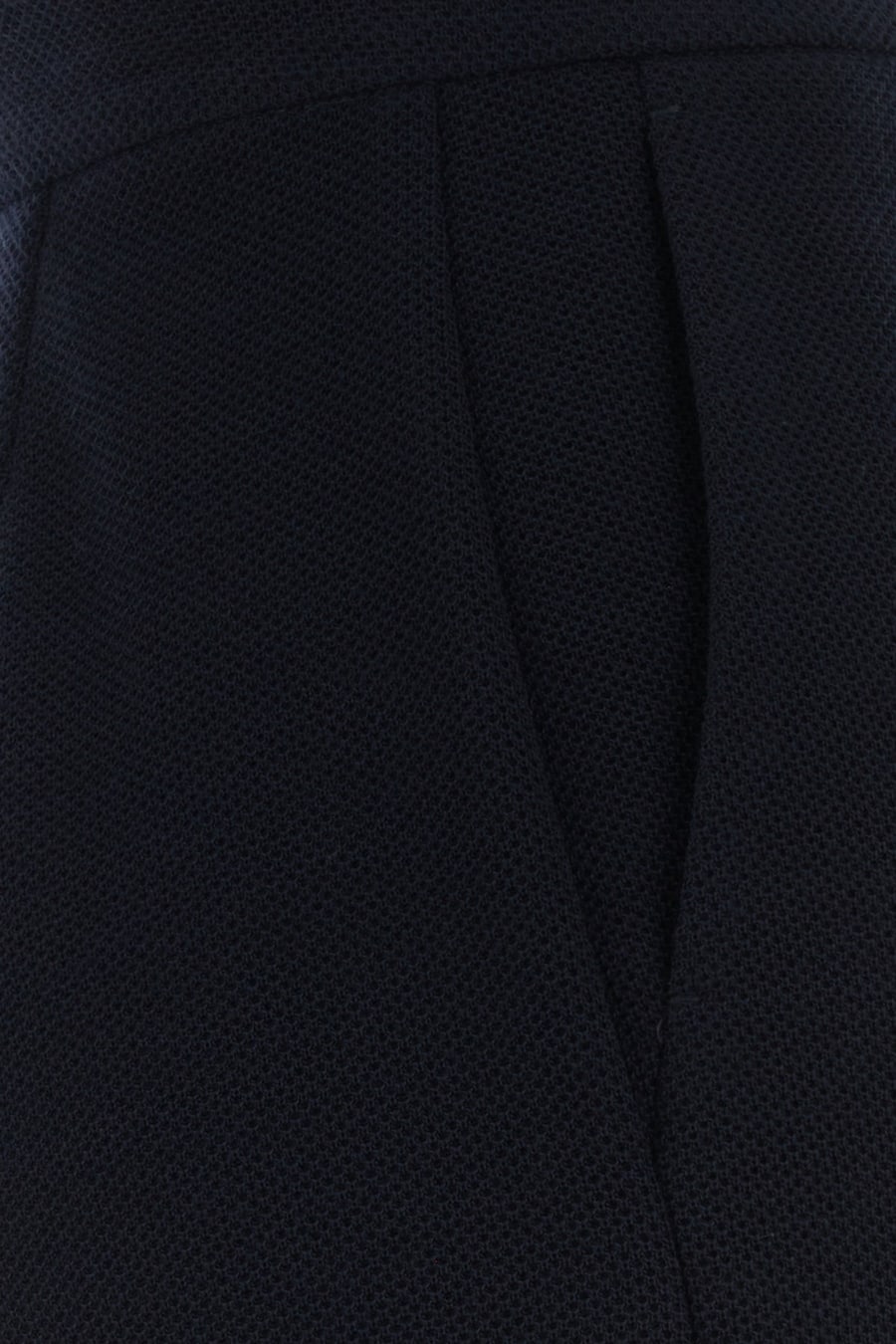 Max Mara Pantalone Attinia in lana blu notte, view 3