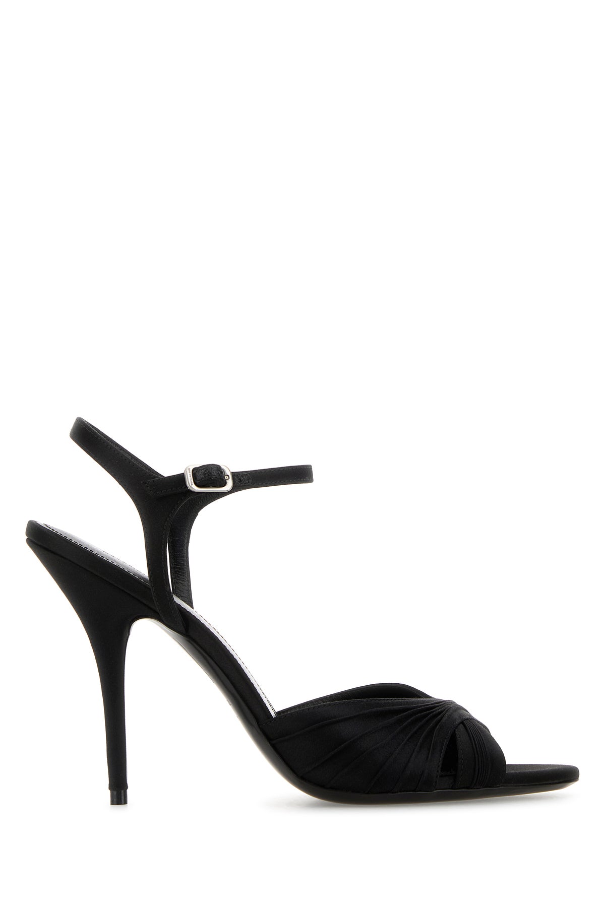 Balenciaga Sandali Dynastie in raso nero