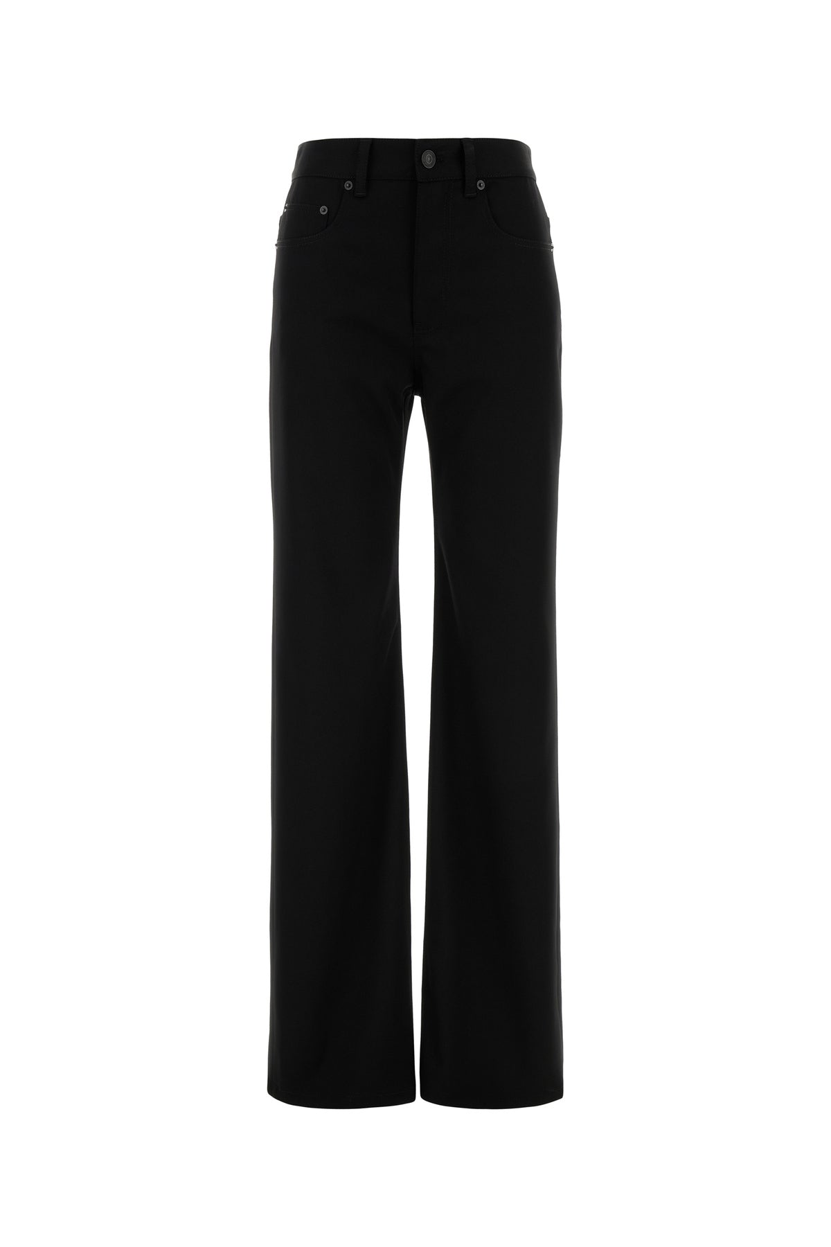 Balenciaga Pantalone in lana stretch nera