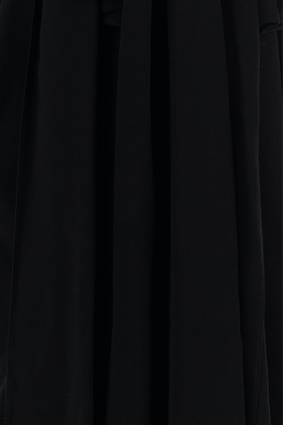 Alaïa Abito lungo in georgette nera, view 3
