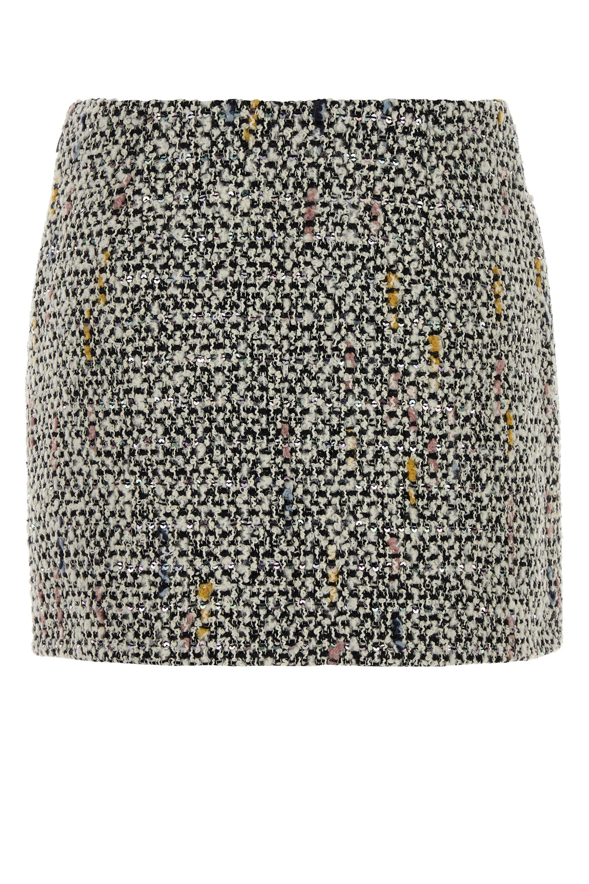 ALESSANDRA RICH Minigonna in tweed multicolor, view 2