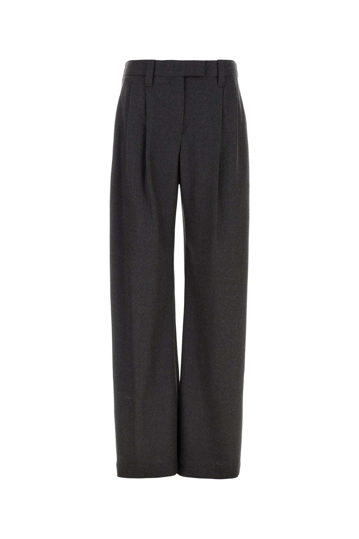 Brunello Cucinelli Pantalone in lana antracite