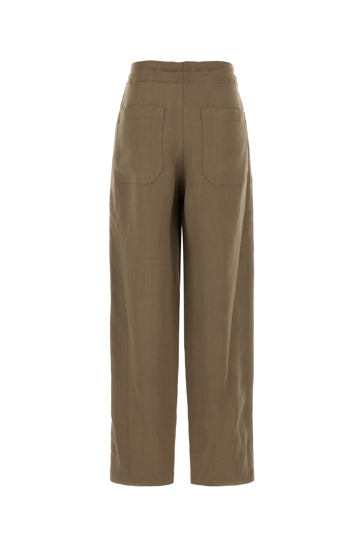 Brunello Cucinelli Pantalone in jersey cappuccino, view 2