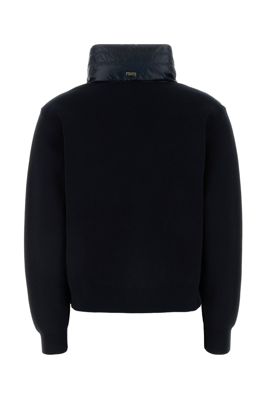 Herno Giubbino in cotone blu navy, view 2