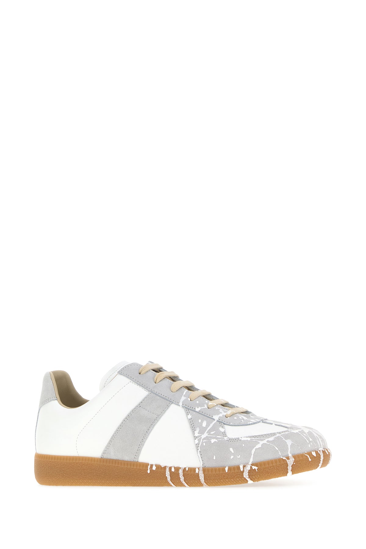 Maison Margiela Sneakers Replica in pelle bicolor, view 2