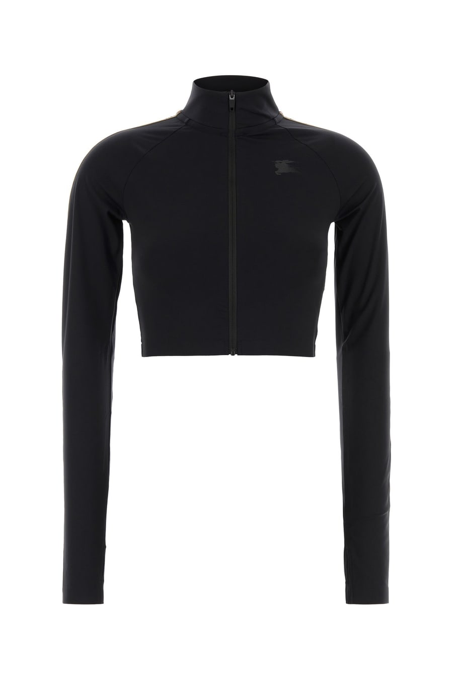 Burberry Felpa in nylon stretch nero