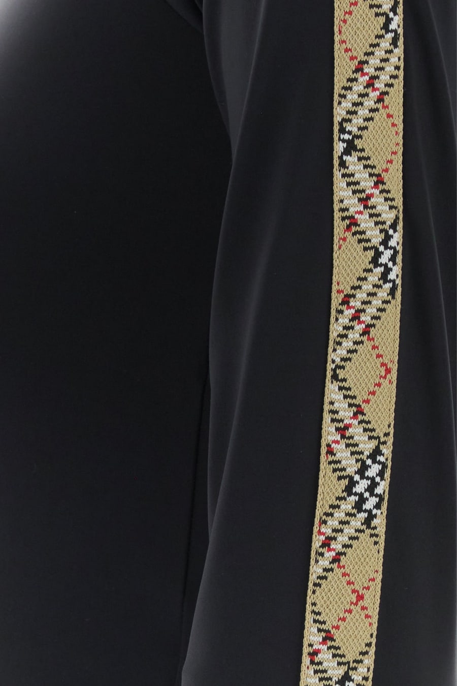 Burberry Felpa in nylon stretch nero, view 3