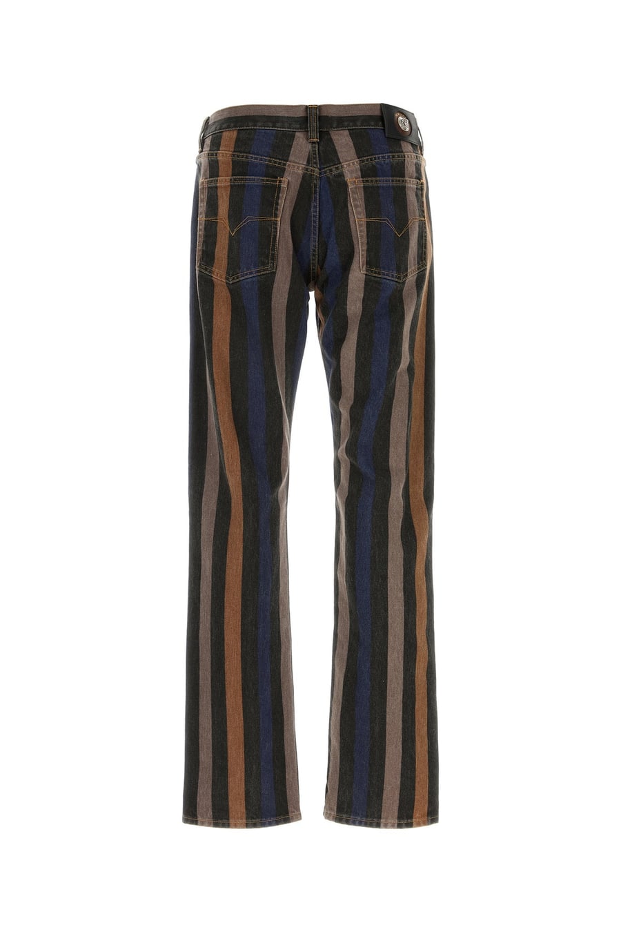 Versace Jeans in denim stampato, view 2