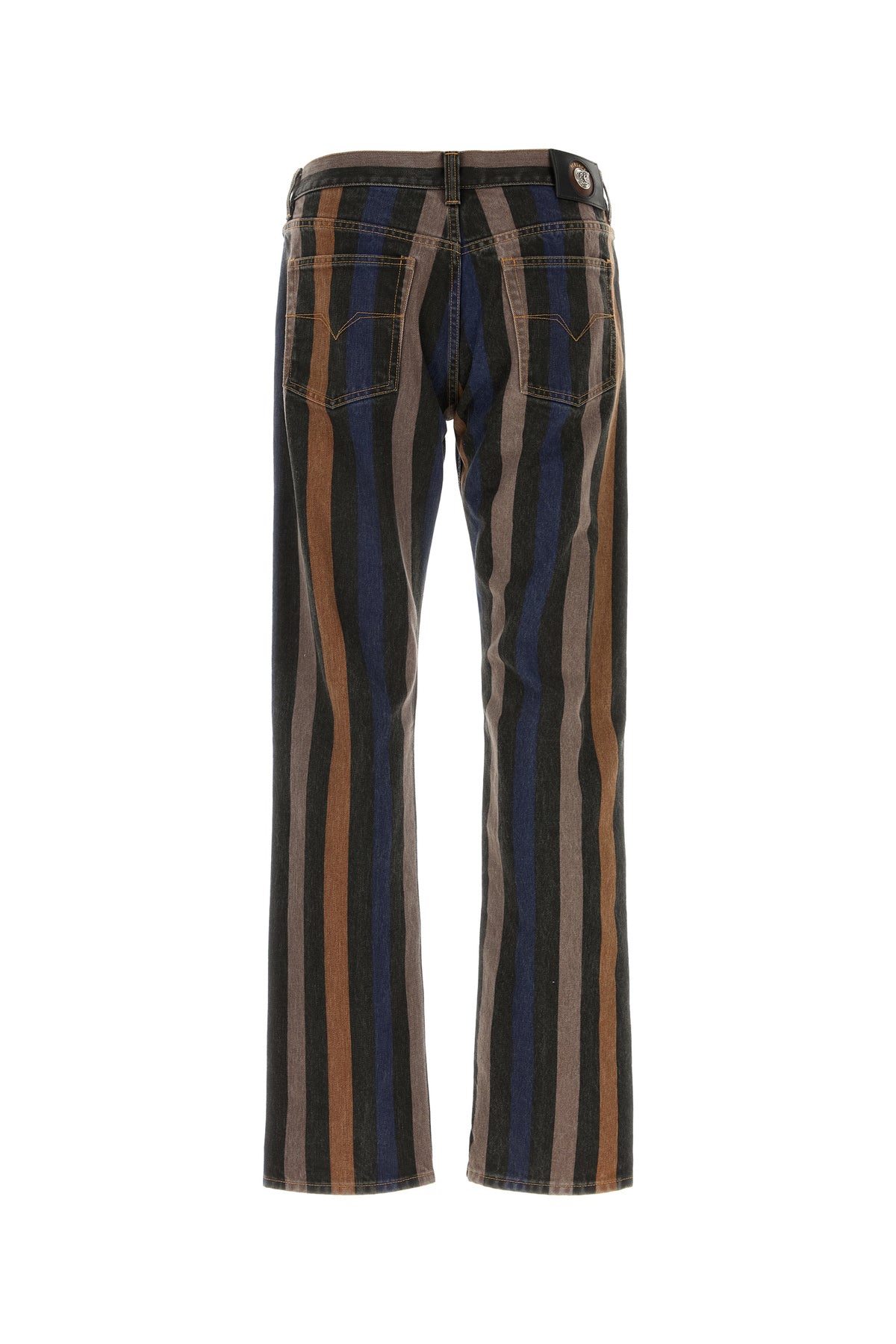 Versace Jeans in denim stampato, view 2