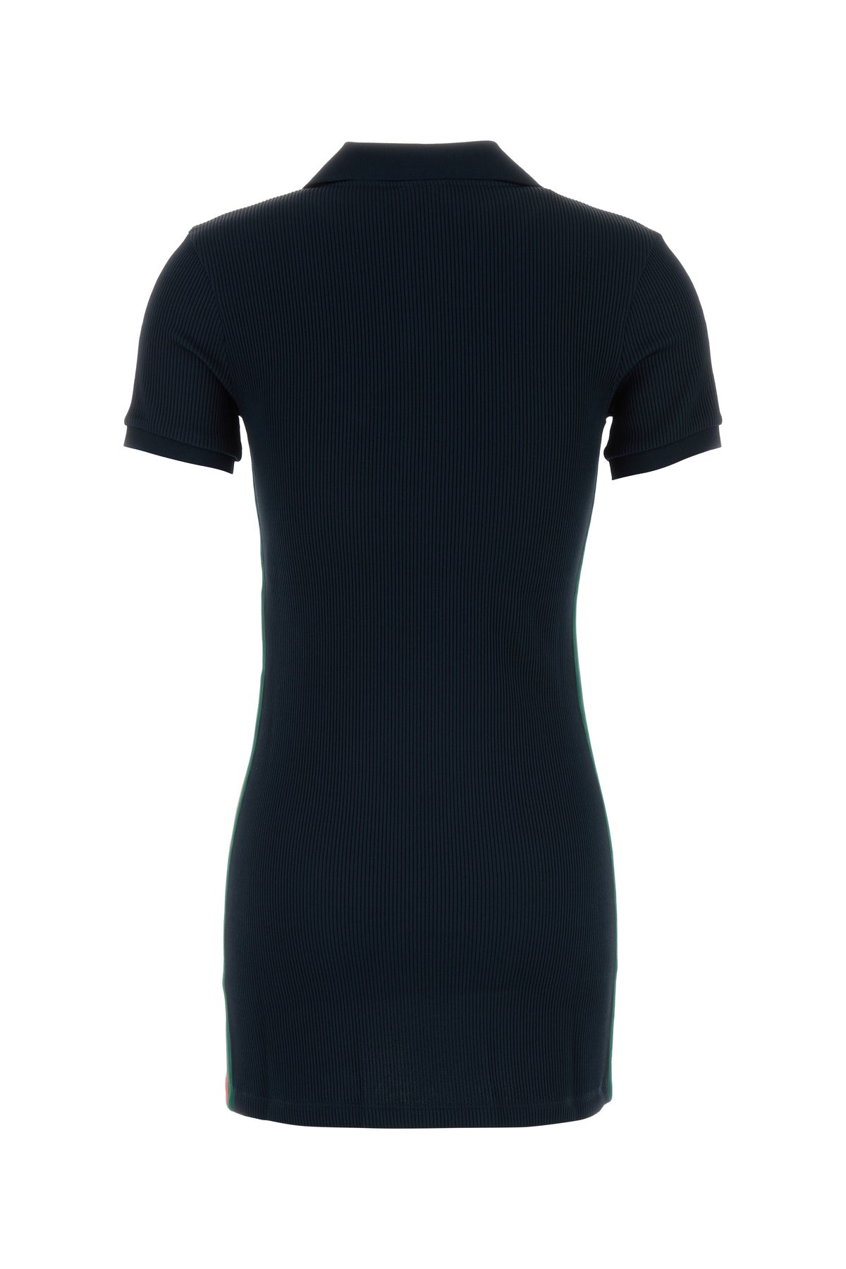 Gucci Abito polo in jersey blu navy, view 2
