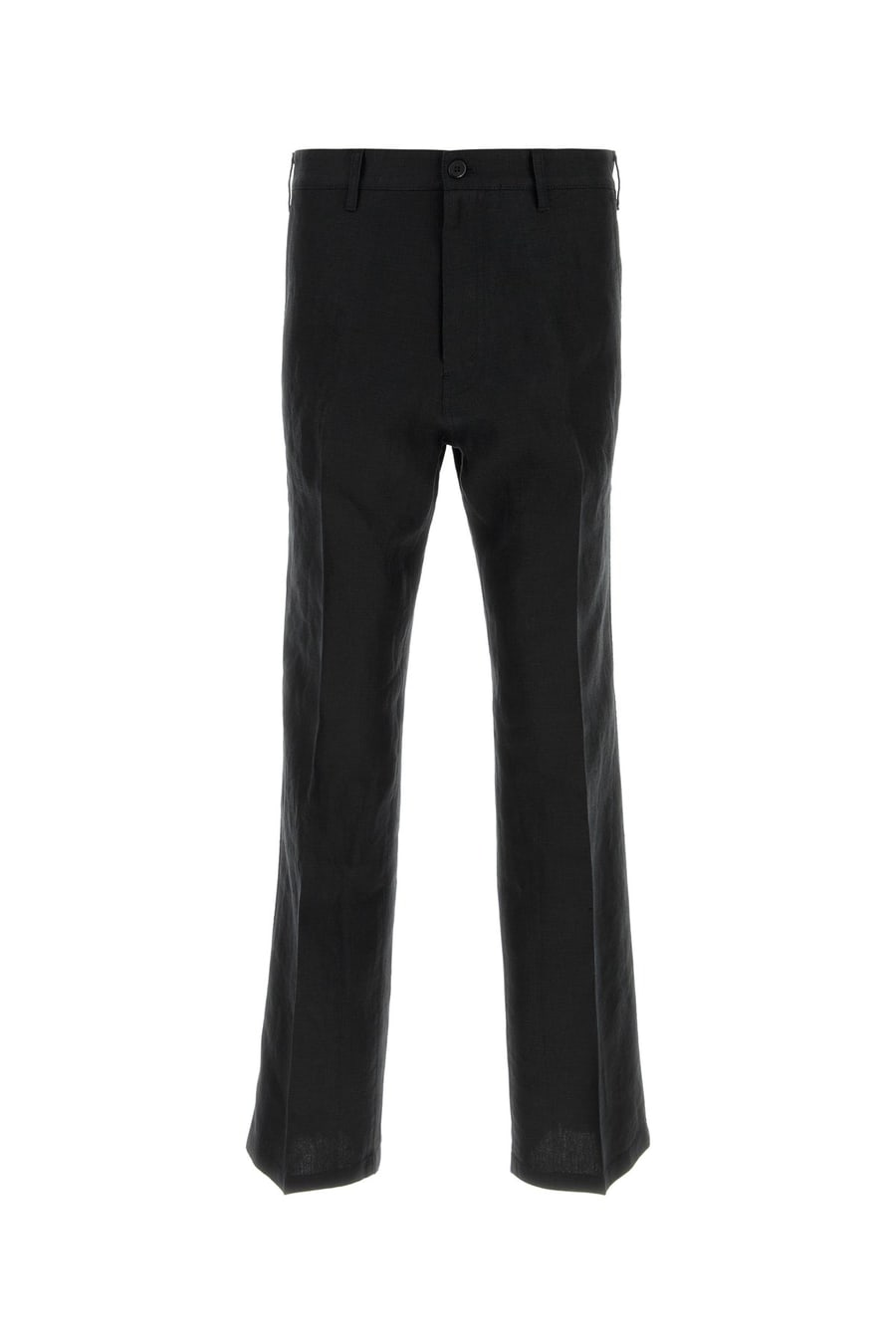Prada Pantalone in lino nero