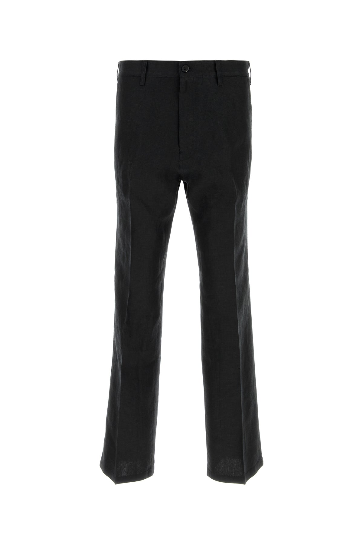 Prada Pantalone in lino nero
