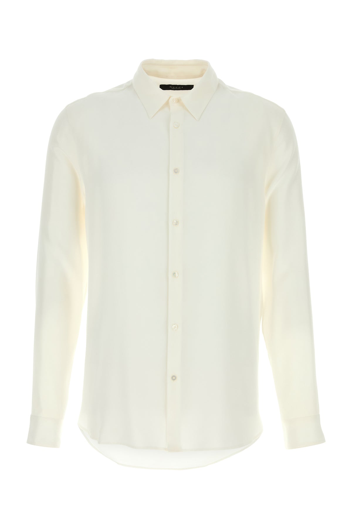 Gucci Camicia in crepe bianco