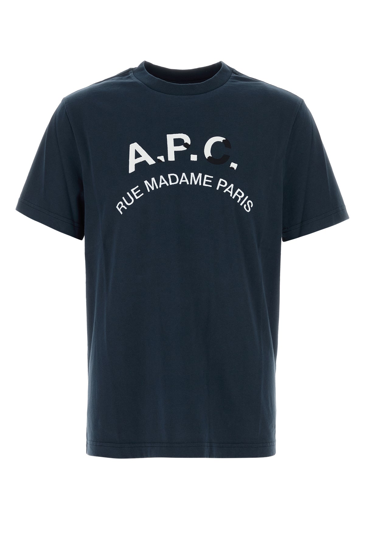 A.P.C. T-shirt in cotone blu navy