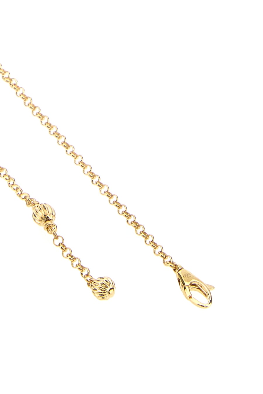Valentino Garavani Bracciale VLogo Signature in metallo oro, view 3