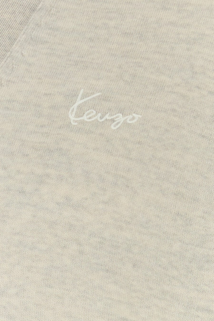 KENZO Cardigan in lana grigio chiaro, view 3
