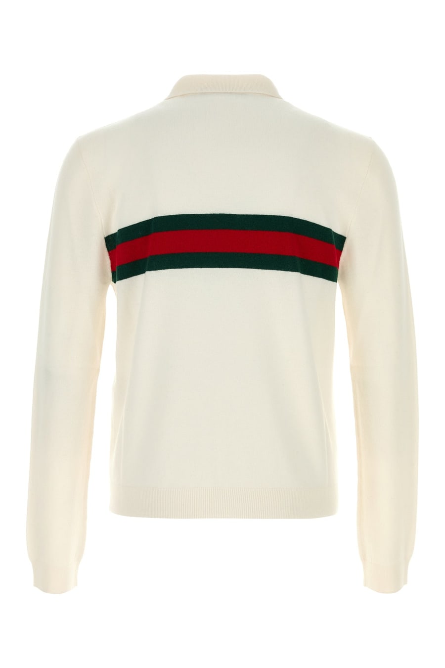 Gucci Polo in cashmere avorio, view 2