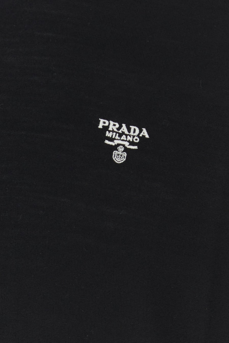 Prada Polo in lana nera, view 3