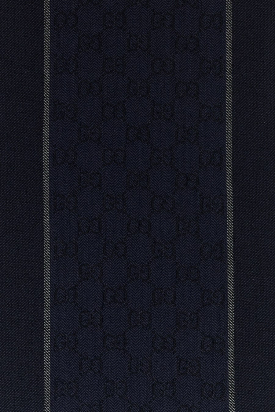 Gucci Sciarpa in lana blu notte, view 3