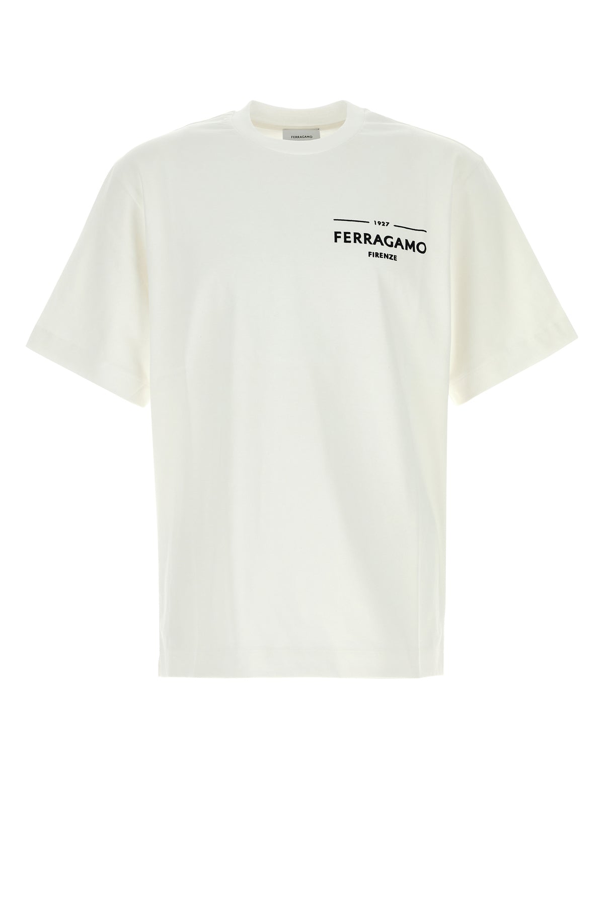 Ferragamo T-shirt in cotone bianco
