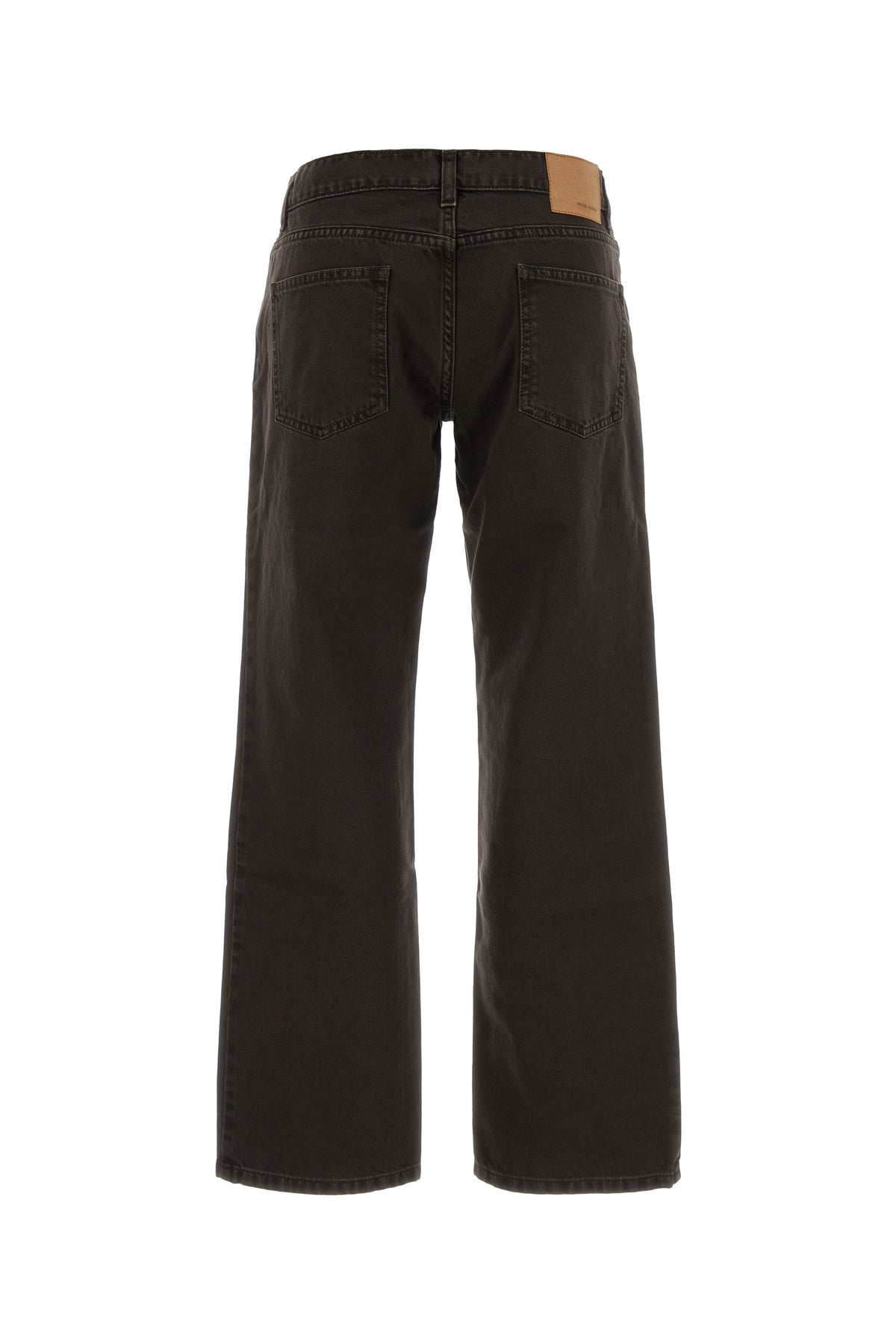 MAGDA BUTRYM Jeans in denim marrone, view 2