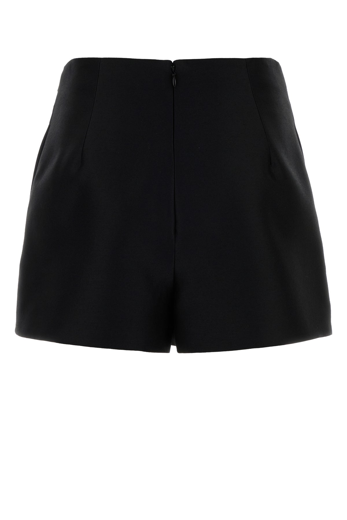 Balenciaga Gonna pantalone in misto lana nera, view 2