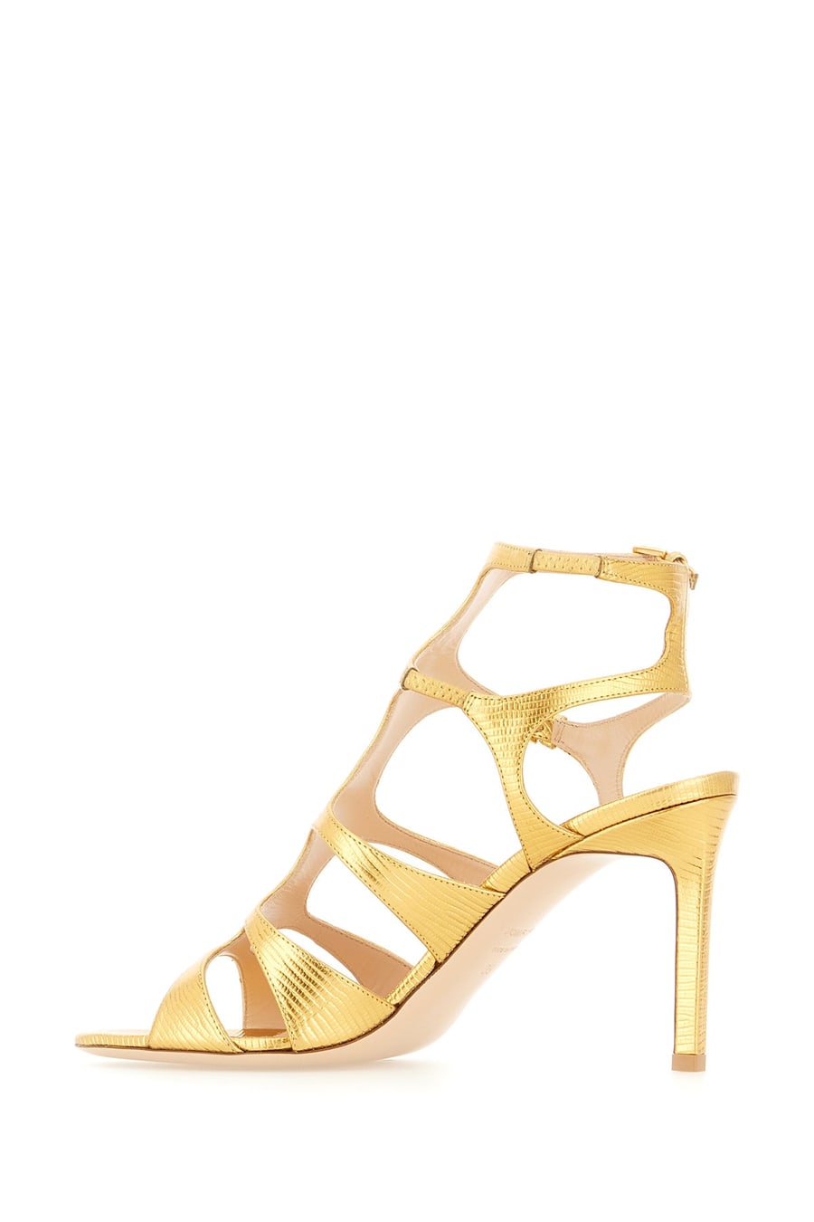Tom Ford Sandali in pelle oro, view 3