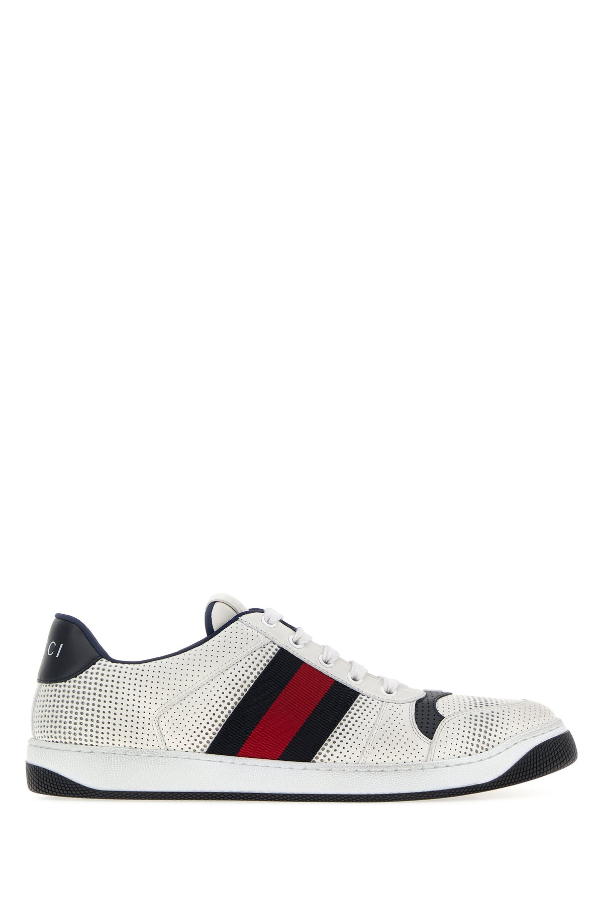 Gucci Sneaker Screener in pelle bianca
