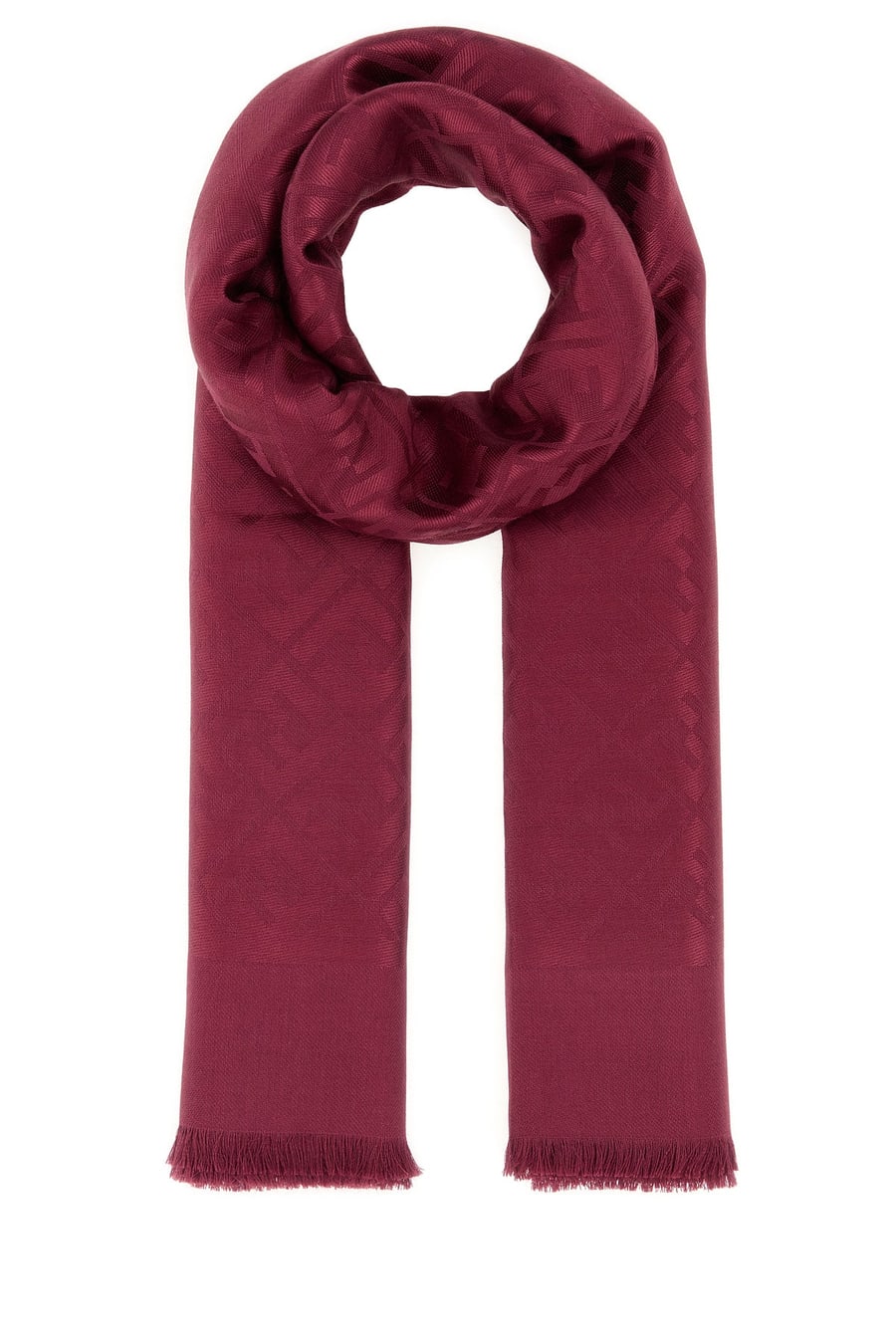 Fendi Sciarpa in misto seta porpora