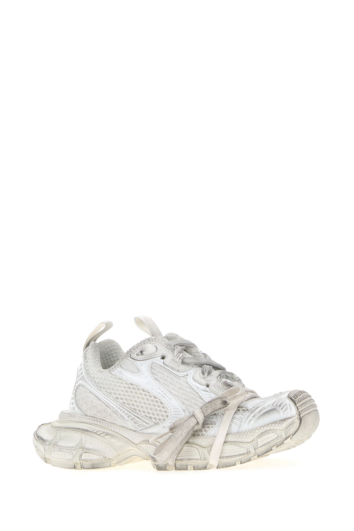 Balenciaga Sneakers 3XL bianche in rete e gomma, view 2