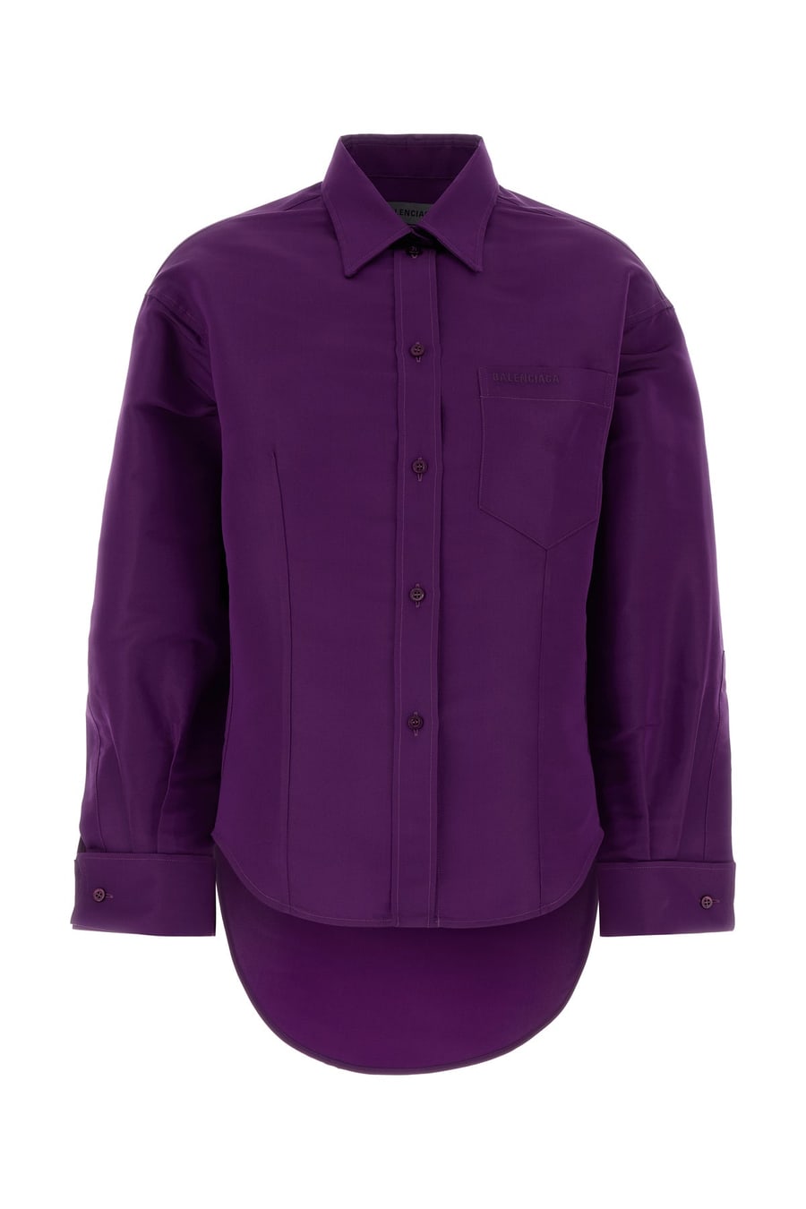 Balenciaga Camicia in seta viola
