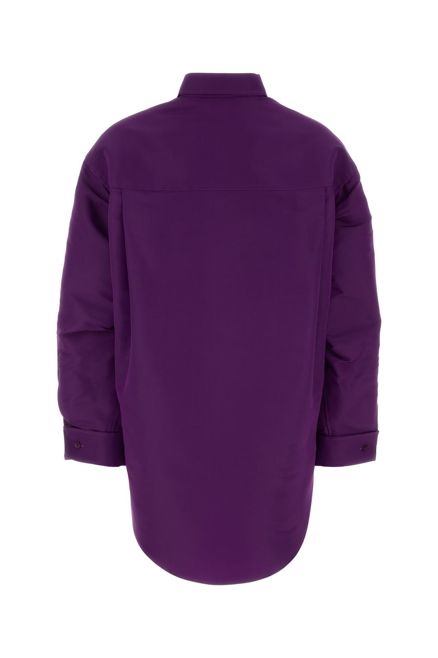 Balenciaga Camicia in seta viola, view 2