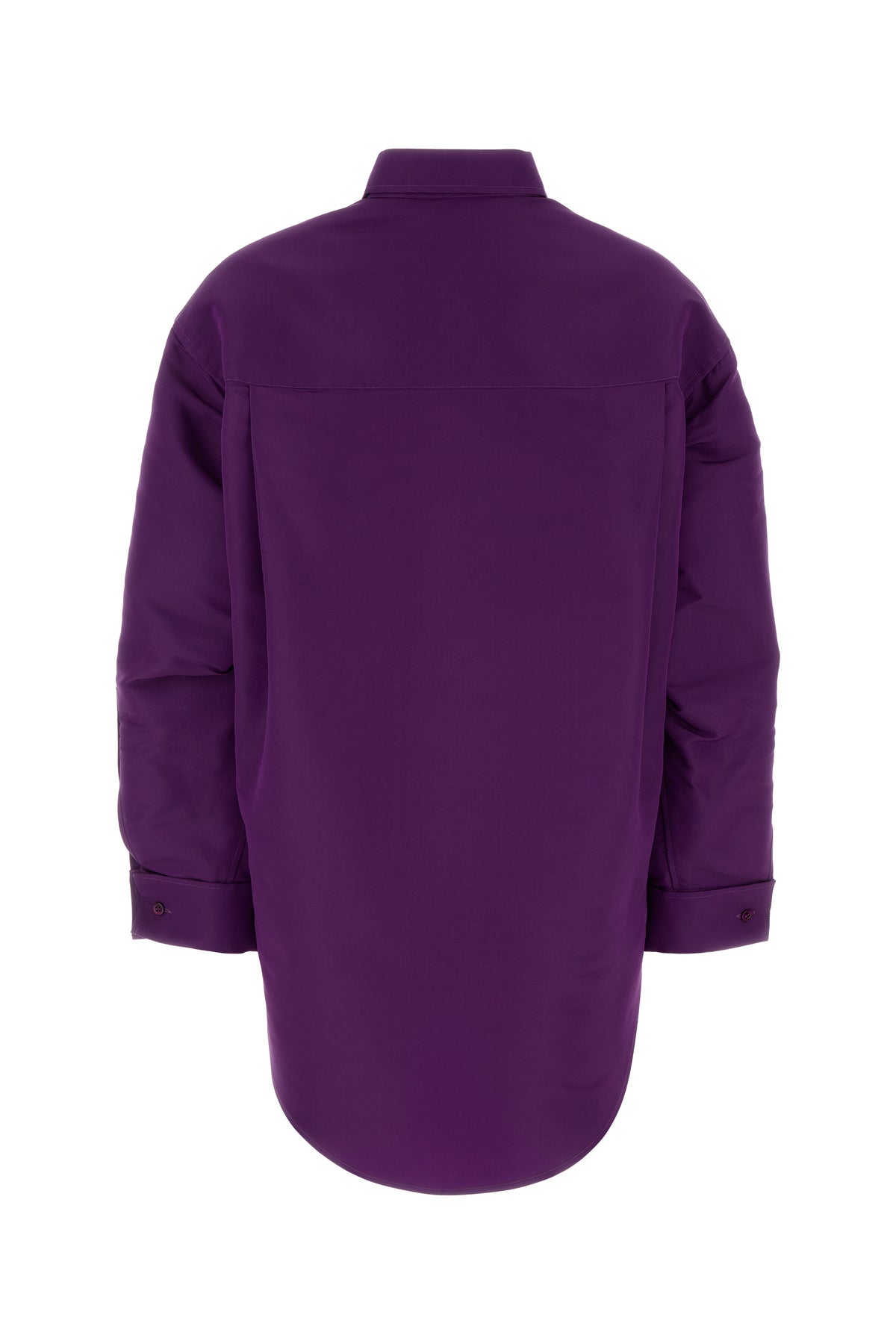 Balenciaga Camicia in seta viola, view 2