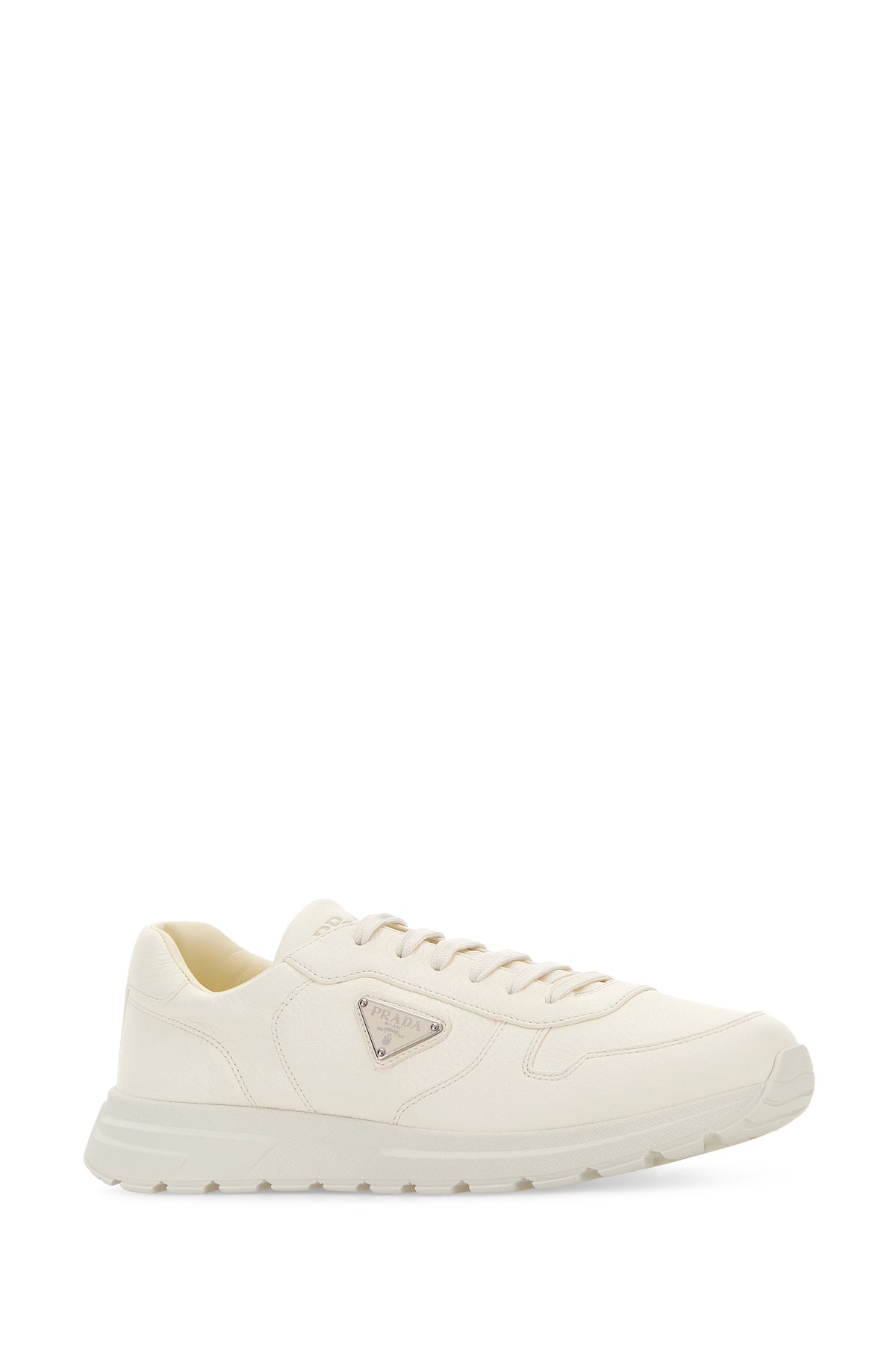 Prada Sneakers Prax 2.0 in pelle bianca, view 2