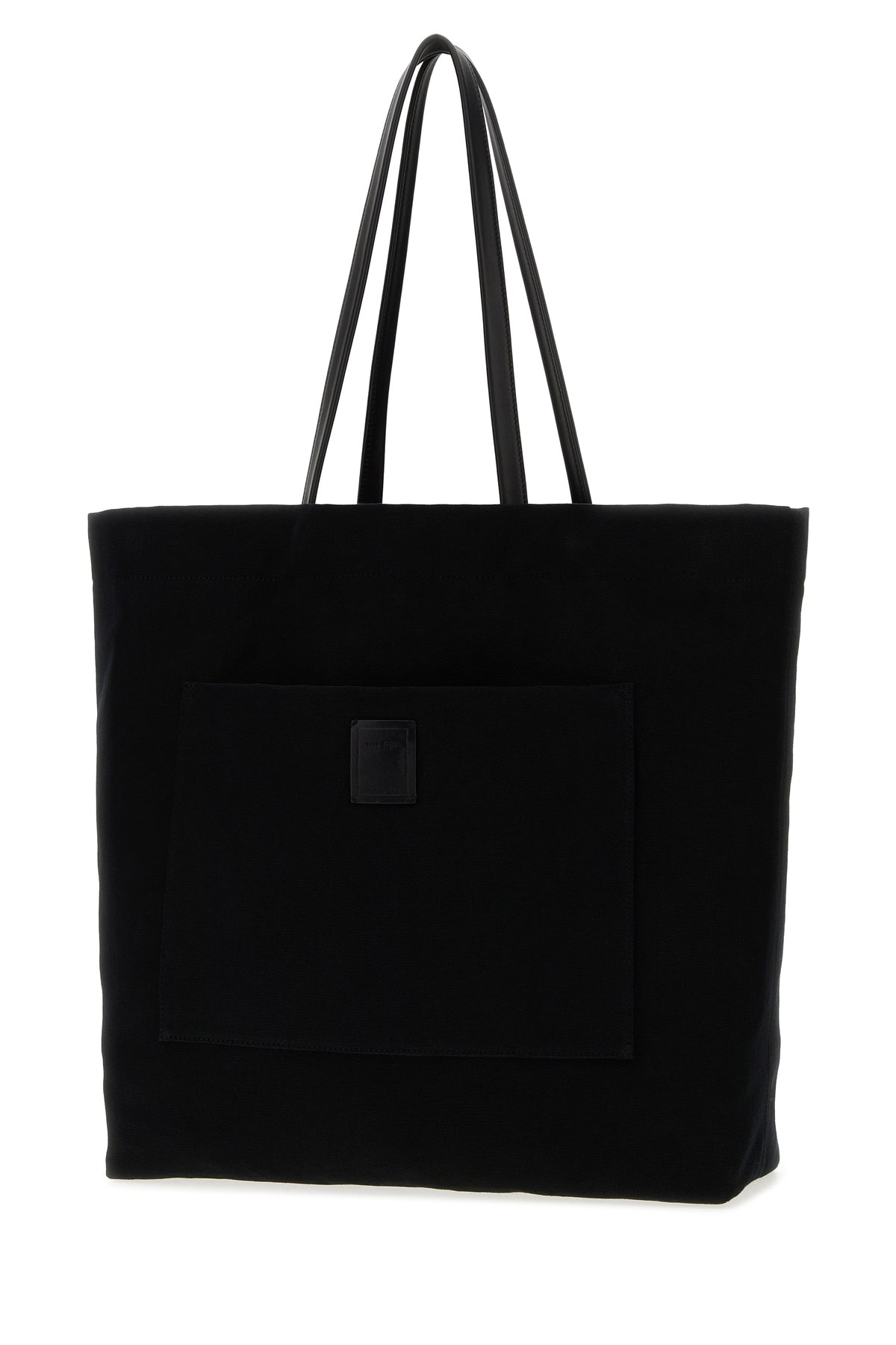 The Row Borsa shopping Tori in tela nera, view 2