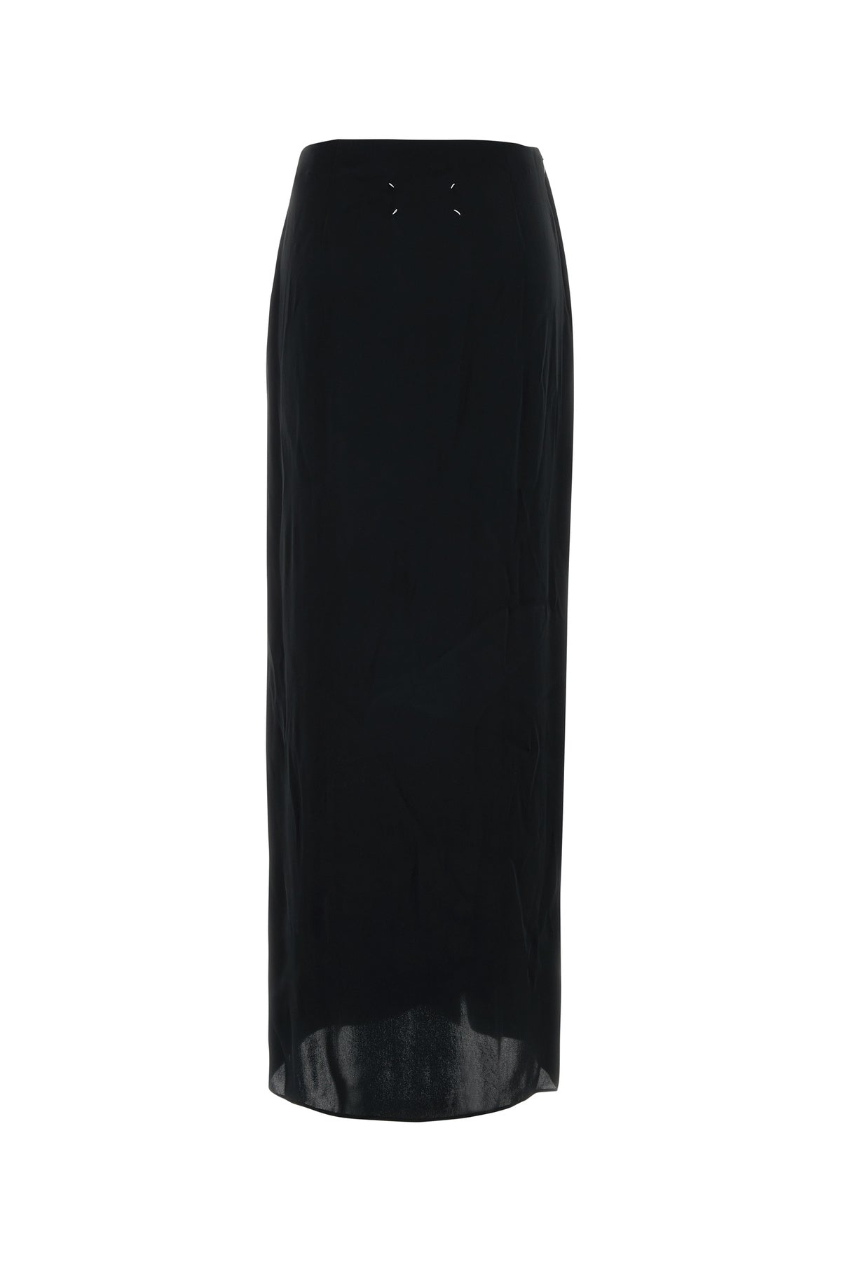 Maison Margiela Gonna in raso nero, view 2
