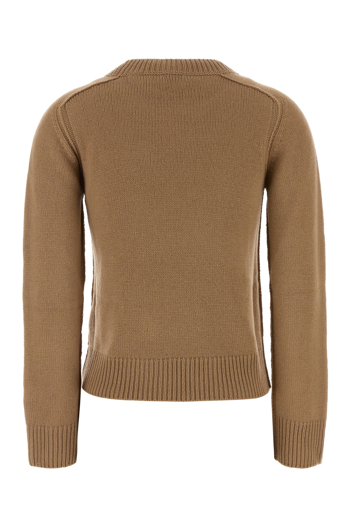 Burberry Maglione in misto lana beige, view 2