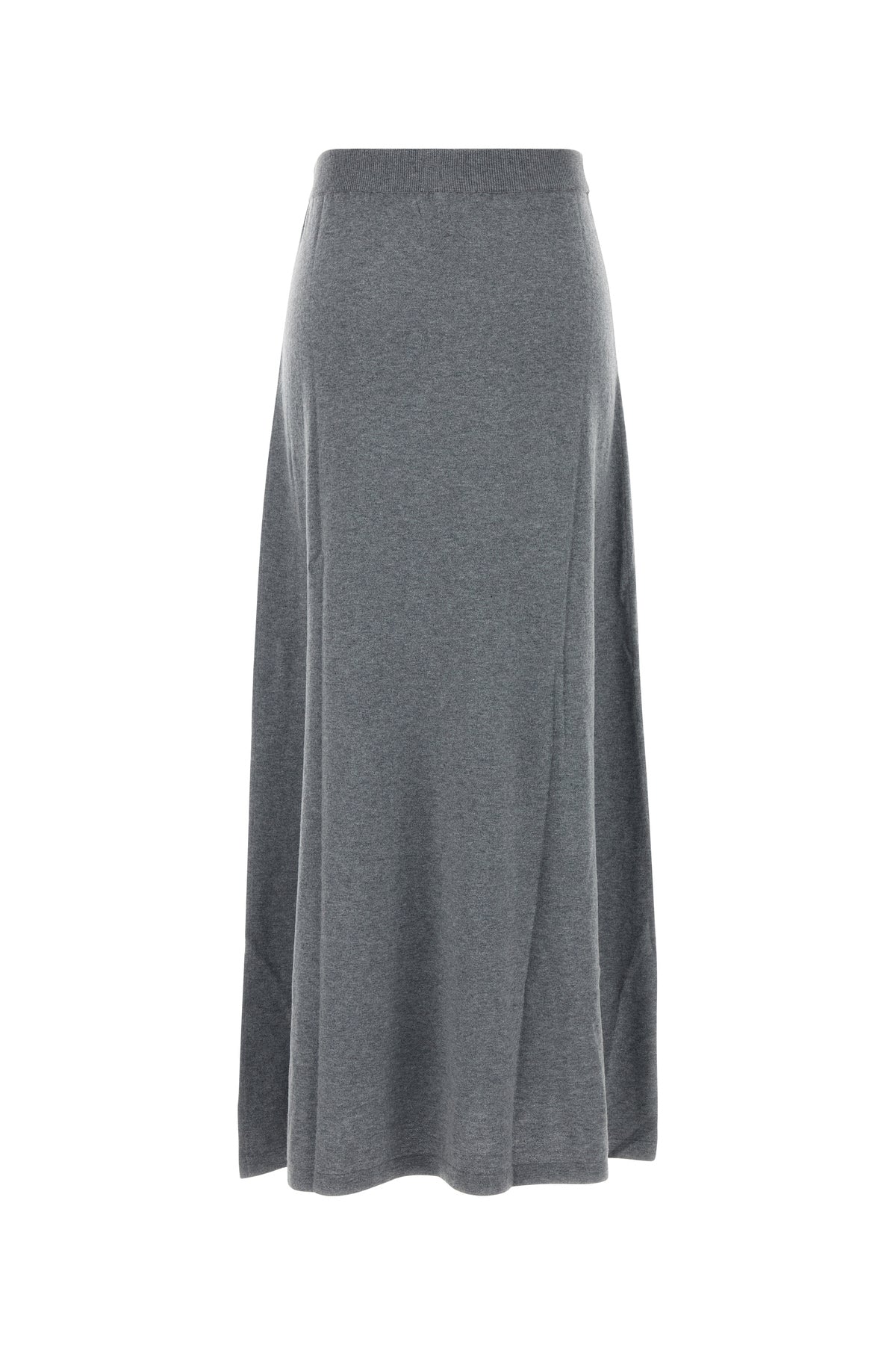 LISA YANG Gonna Adrienne in misto cotone grigio, view 2
